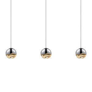 Jeasat Circle 3 LED Medium Pendant 3.25 Inch Tall and 37.25 Inch Wide - 1412201