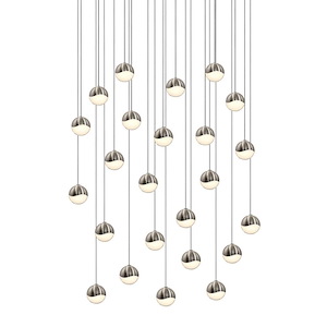 Jeasat Circle 24 LED Small Pendant 2.5 Inch Tall and 25.5 Inch Wide - 1412202