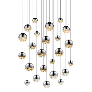 Jeasat Circle 24 LED Assorted Pendant 3.75 Inch Tall and 27 Inch Wide - 1412205
