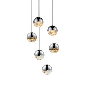 Jeasat Circle 6 LED Medium Pendant 3.25 Inch Tall and 11.25 Inch Wide - 1412215