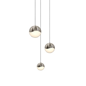 Jeasat Circle 3 LED Assorted Pendant 3.75 Inch Tall and 8.25 Inch Wide - 1412221