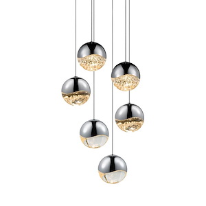 Jeasat Circle 6 LED Large Pendant 3.75 Inch Tall and 11.75 Inch Wide - 1412216