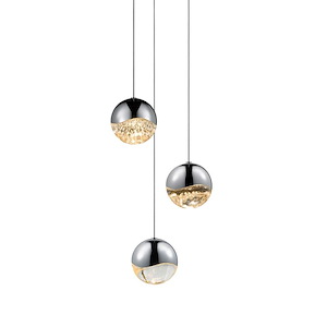 Jeasat Circle 3 LED Large Pendant 3.75 Inch Tall and 8.25 Inch Wide - 1412220
