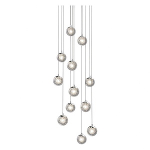 Duisal Trail 12 LED Pendant 4.5 Inch and 17.25 Inch Wide - 1412050
