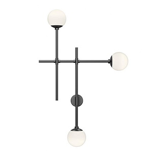 Smioroa Drive 3 LED Wall Sconce 19.5 Inch Tall and 13.5 Inch Wide - 1411503