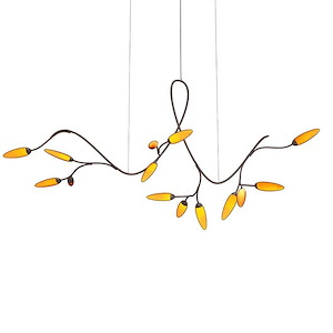 Wexei Trail 196W 14 LED Chandelier 38.75 Inch Tall and 80 Inch Wide - 1411520