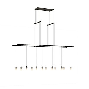 Totr Lane 612W 12 LED Oversized 2 Tier Pendant - 1412111