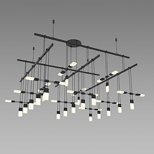 Totr Lane 68.8W LED Oversized 2 Tier Pendant - 1412112