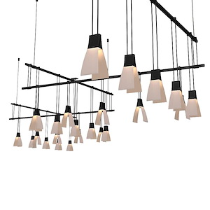 Totr Lane 40W 25 LED Pendant 17 Inch Tall and 161 Inch Wide - 1412134