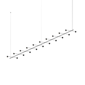 Totr Lane 89W 20 LED Pendant 2 Inch Tall and 193 Inch Wide - 1412139