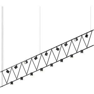 Totr Lane 136W 17 LED Pendant 17 Inch Tall and 170 Inch Wide - 1412146