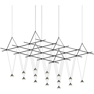 Totr Lane 54W 15 LED Pendant 18 Inch Tall and 73 Inch Wide - 1412161