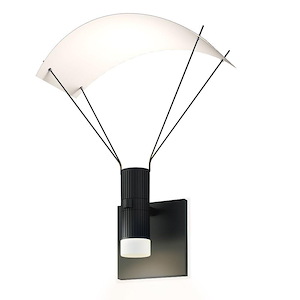 Totr Lane 9W 1 LED Drum Wall Sconce 12.75 and 10.75 Inch Wide - 1412164