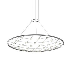 Fokoi Trail 47W 37 LED Pendant 9.5 Inch Tall and 49 Inch Wide - 1412173