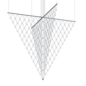Fokoi Trail 280W 224 LED Pendant 95.25 Inch and 78 Inch Wide - 1412175