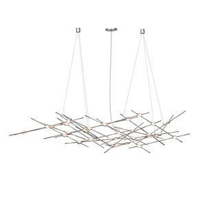 Fokoi Trail 50W 25 LED Pendant 13 Inch Tall and 55 Inch Wide - 1411591
