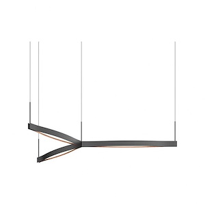 Pibu Path 36W 3 LED Pendant 7.5 Inch Tall and 55 Inch Wide - 1411889