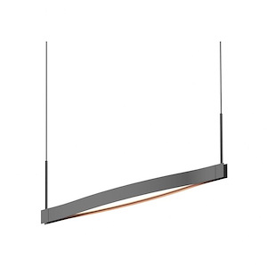 Pibu Path 12W 1 LED Pendant 7.5 Inch Tall and 28 Inch Wide - 1411890