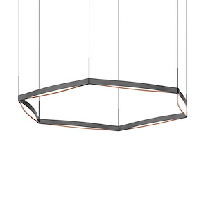 Pibu Path 72W 6 LED Pendant 7.5 Inch Tall and 54 Inch Wide - 1411891