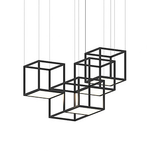 Gearos Path 4 LED Pendant 28.5 Inch Tall and 48.5 Inch Wide - 1412234
