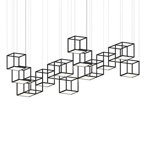 Gearos Path 12 LED Pendant 44.5 Inch Tall and 120.5 Inch Wide - 1412236