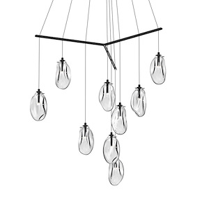 Lepv Path 9 LED Pendant 11.5 Inch Tall and 51 Inch Wide - 1411634
