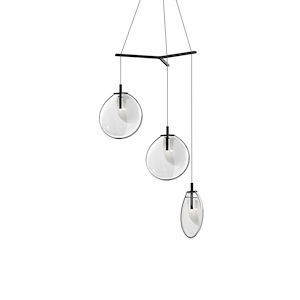 Doitn Court 3 LED Medium Pendant 14.75 Inch Tall and 33 Inch Wide - 1411682