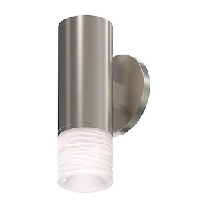 Biamiom Way 1 LED One Sided Ribbon Trim Wall Sconce 9.25 Inch Tall - 1412250