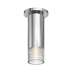 Biamiom Way 1 LED Clear Trim Flush Mount 9.25 Inch Tall and 3 Inch Wide - 1412258