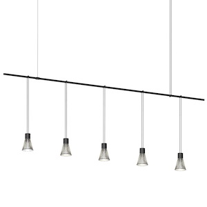 Totr Lane 5 LED Oversized Linear Pendant 73 Inch Wide - 1412271