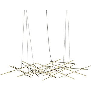 Fokoi Trail 50W 25 LED Pendant 13 Inch Tall and 55 Inch Wide - 1411795
