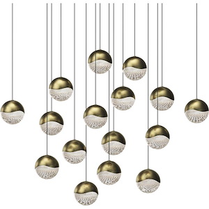 Jeasat Circle 16 LED Large Pendant 3.75 Inch Tall and 23.75 Inch Wide - 1412192