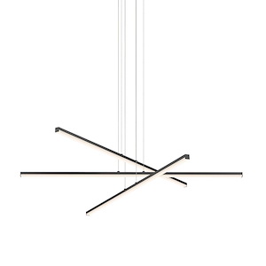 Titrait Drive 126W 3 LED 3 Arm Chandelier 3 Inch H and 40 Inch W - 1411821