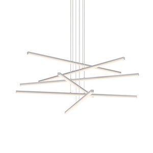 Titrait Drive 504W 6 LED 6 Arm Chandelier 6 Inch H and 40 Inch W - 1411822