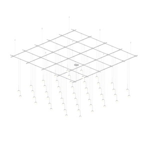 Totr Lane 113W 49 LED Square Gridscape Suspension 97 Inch Wide - 1412287