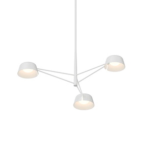 Sastoit Way 26W 3 LED Chandelier 12 Inch Tall and 35.75 Inch Wide - 1411785