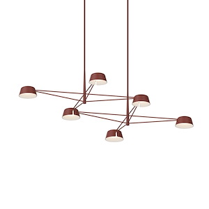 Sastoit Way 51W 6 LED Chandelier 12 Inch Tall and 67.75 Inch Wide - 1411787