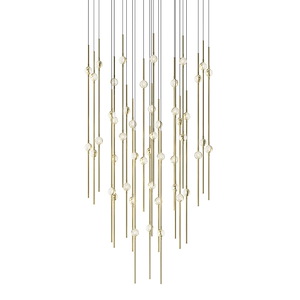 Fokoi Trail 96W 48 LED Pendant 30 Inch Tall X 24.75 Inch Wide - 1411861