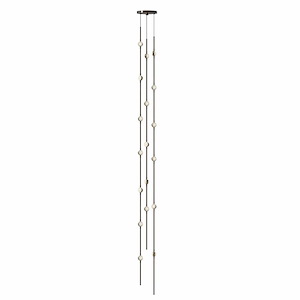 Fokoi Trail 36W 18 LED Tall Chandelier 76 x 6 Inch - 1411594