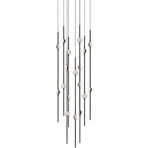Fokoi Trail 36W 18 LED Pendant 30 Inch Tall X 11.5 Inch Wide - 1411860