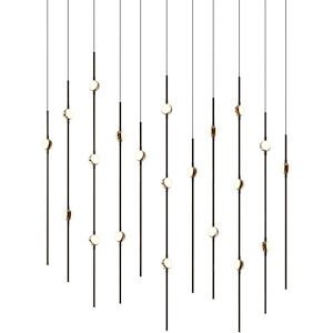 Fokoi Trail 42W 21 LED Pendant 38 Inch Tall and 7.5 Inch Wide - 1411865