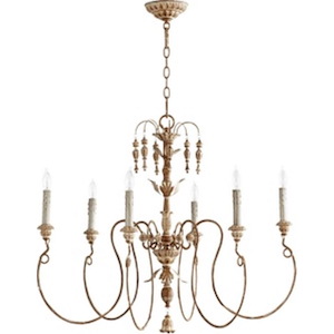 Traditional Six Light Chandelier - 1152989