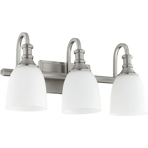 Thornfield Mews - 3 Light Vanity Light in Bailey Street Home Home Collection style - 20.25 inches wide by 10.5 inches high - 1150569