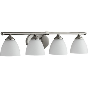 The Holloway Road - 4 Light Bathroom Light in Bailey Street Home Home Collection style - 29.25 inches wide by 6.75 inches high - 1152695