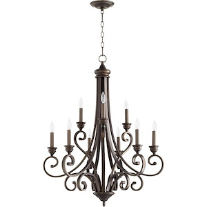 Traditional Nine Light Chandelier - 1150113