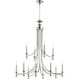 Transitional Twelve Light Chandelier - 1145721