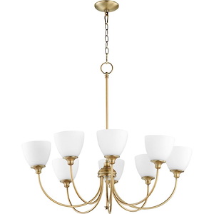 Transitional Eight Light Chandelier - 1152085