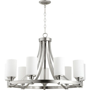 Transitional Nine Light Chandelier - 1149889