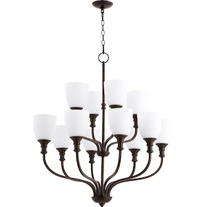 Transitional Twelve Light Chandelier - 1152181