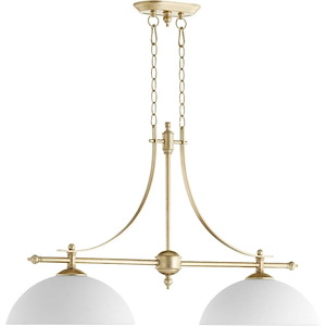 Transitional Two Light Chandelier - 1148297